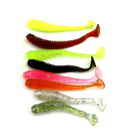 Fishing Lures for Sale - 50PK Spiral Soft Plastic Lures - HitListTackle - Hit List Tackle