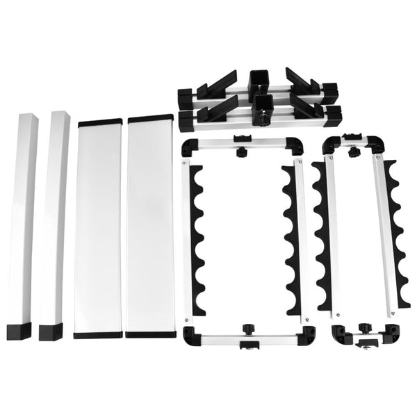 Aluminum Alloy Fishing Rod Rack Holder Stand Capacity 12 Rods - Hit List Tackle